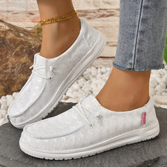 Women's Flat Mesh Loafers Casual Slip On Shoes