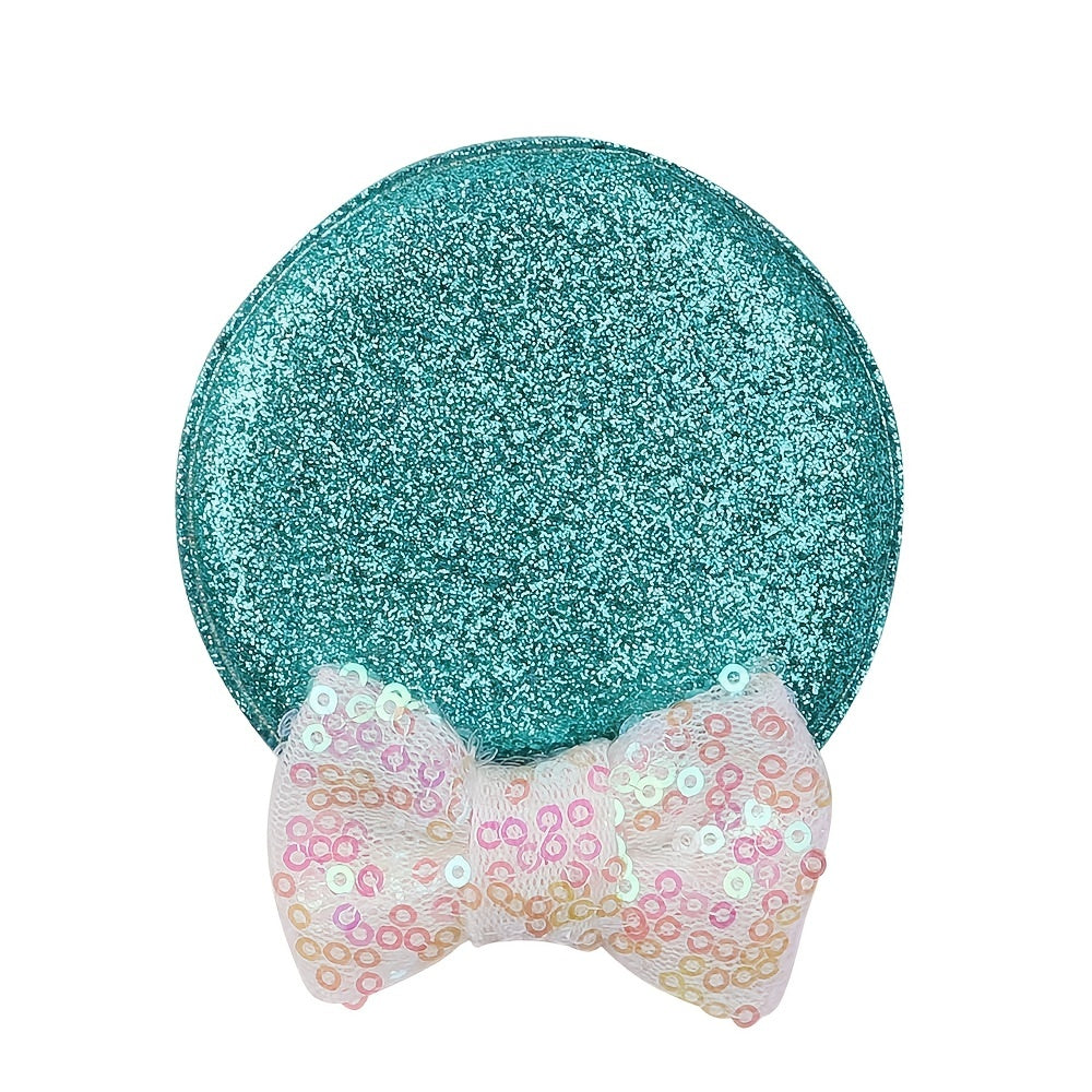 Colorful Bows Hair Clip Set for Kids Parties