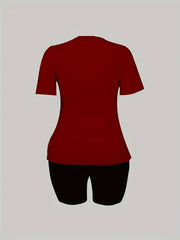  Paw Print Tee & Shorts Set