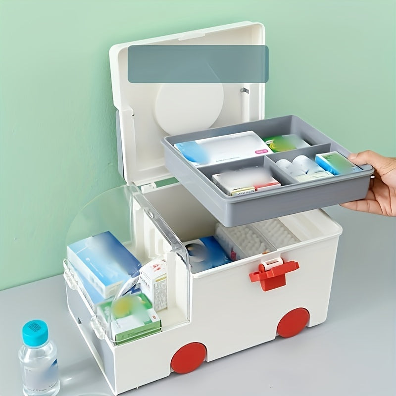 Car Shaped Medicine Organizer First Aid Box