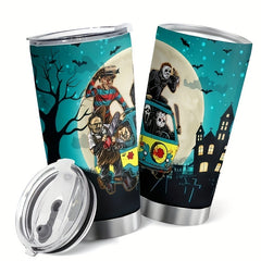 20oz Halloween Stainless Steel Water Cup Leakproof Insulated Bottle