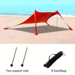 Portable Beach Tent Easy Install Waterproof Outdoor Camping Seaside Sunshade