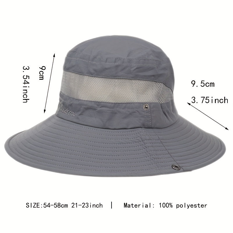 Breathable Mesh Visor Bucket Hat UV Sun Hat