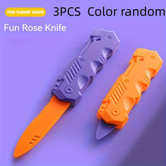 3D Carrot Toy Telescopic Stress Relief Toy Christmas Halloween Birthday Gift