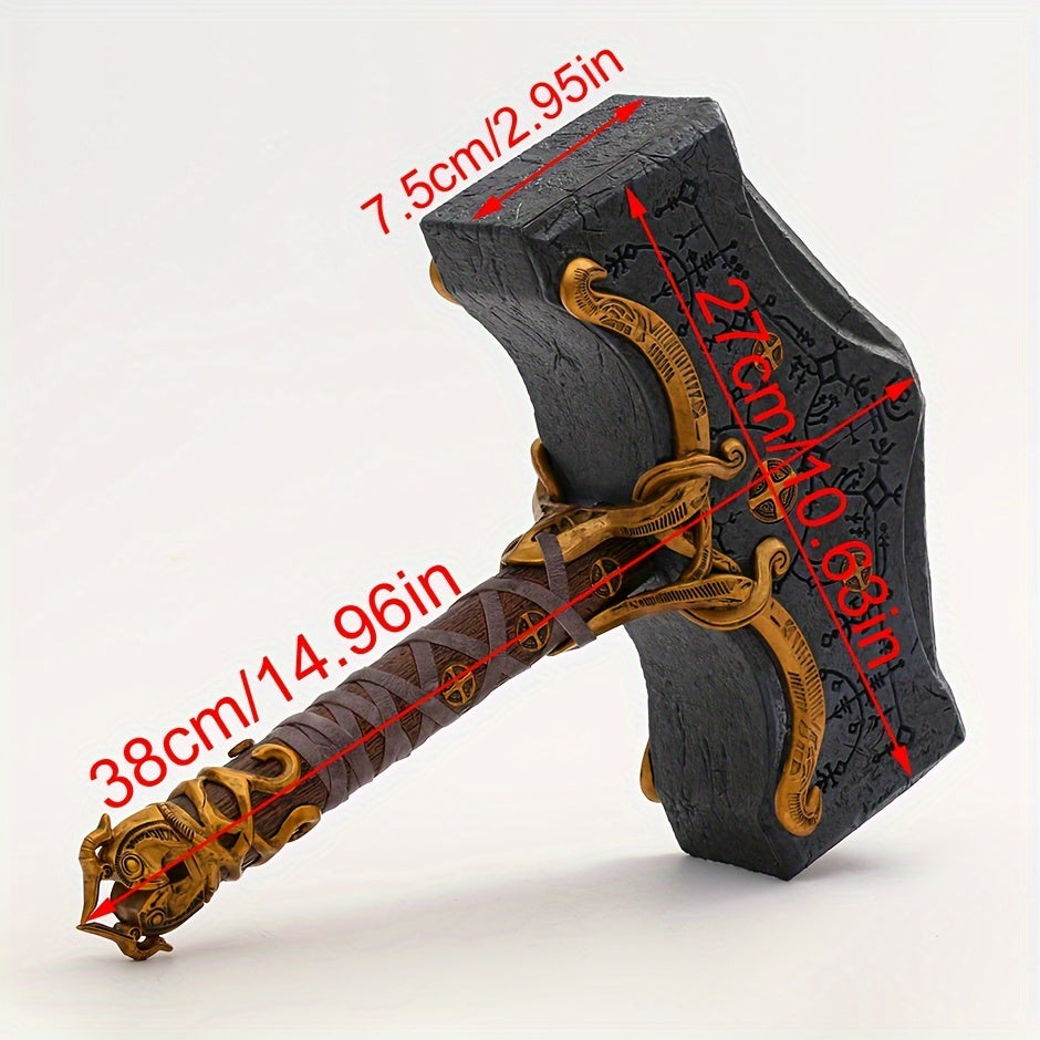35in Anime Game Cosplay Hammer Figure Collectible Model Statue
