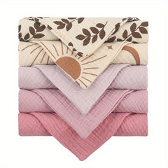 5pcs Baby Muslin Washcloth 23 X Muslin Towels 100 Cotton Gauze Cloth