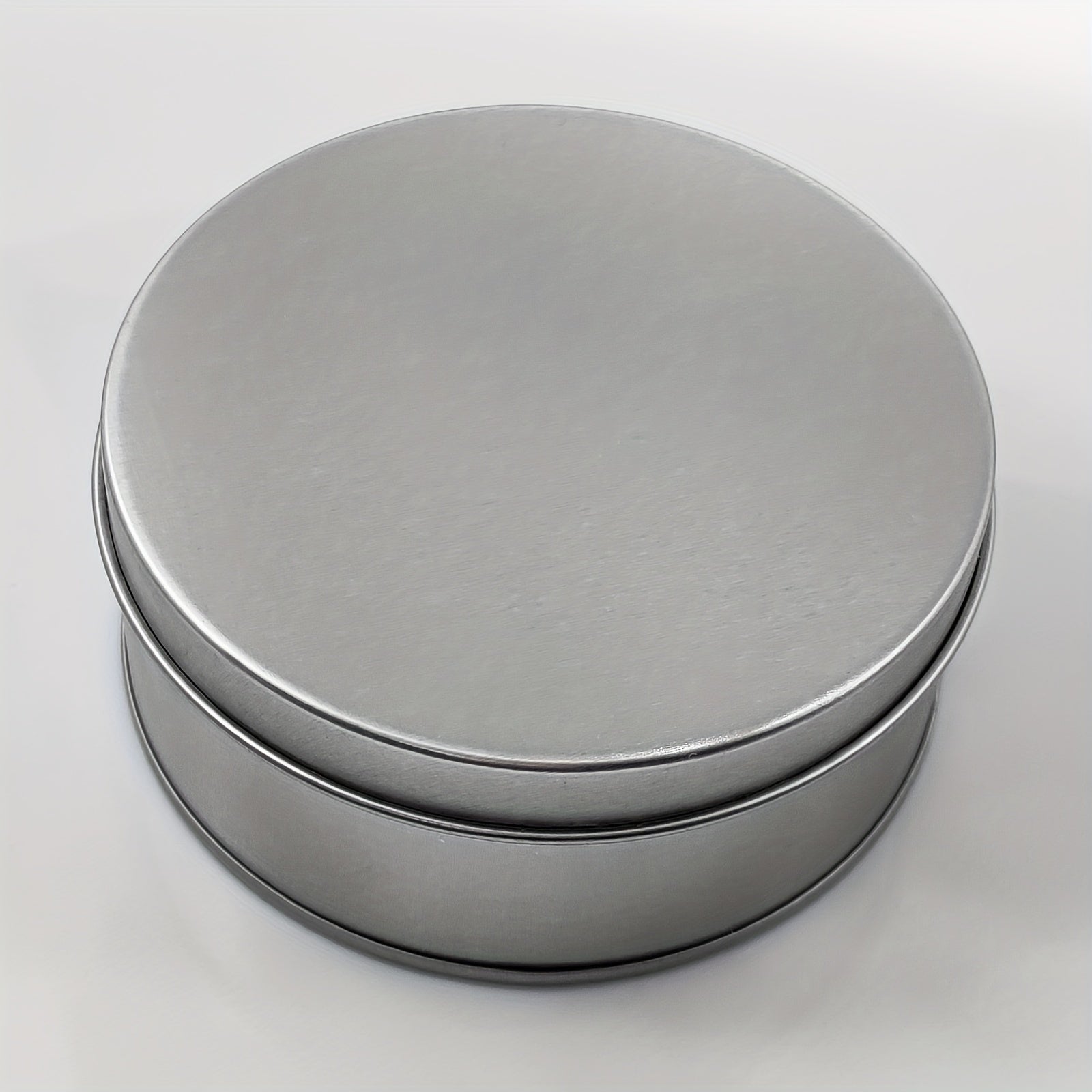 1pc Round Metal Dice Box - Silver Metal Dice Box for Storing Dice