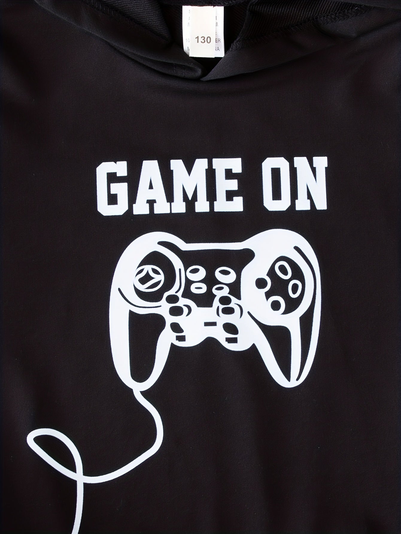Boys Gamepad & GAME ON Print Hoodie
