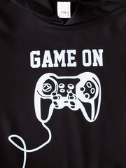 Boys Gamepad & GAME ON Print Hoodie