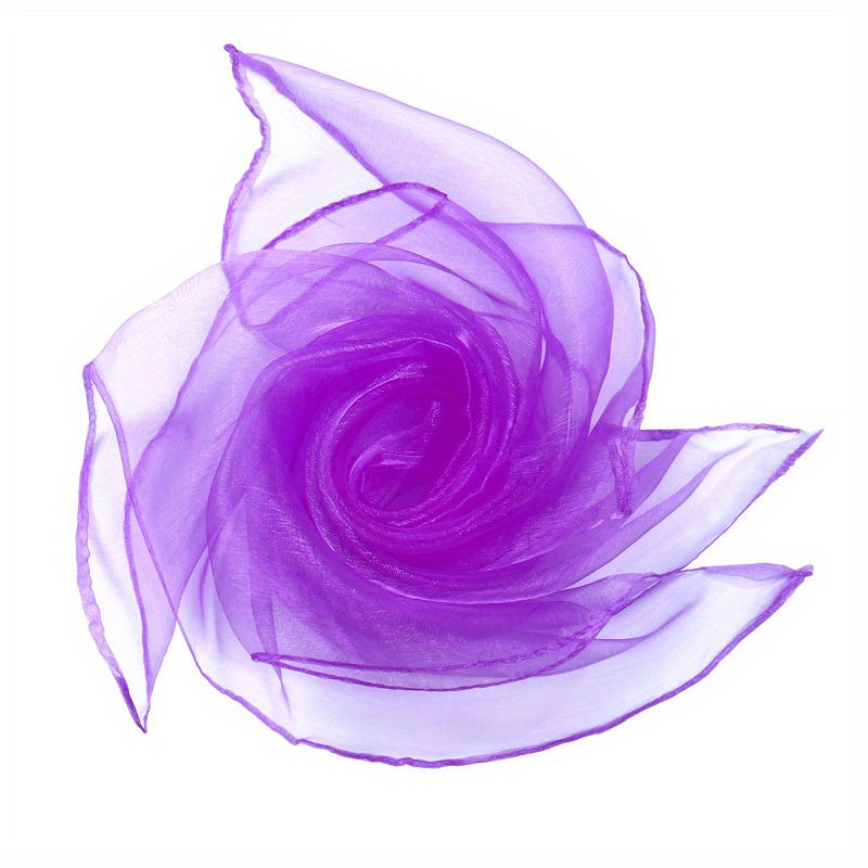 Chiffon Nylon Scarf Handkerchief for Performance Dancing