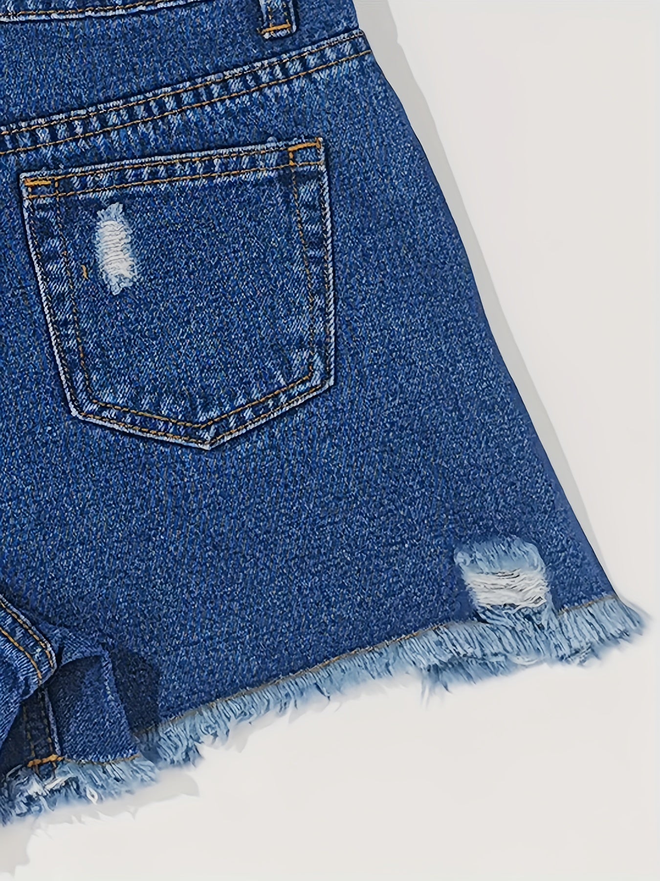 Toddler Girls GET THE PARTY STARTED Denim Shorts