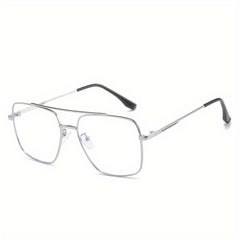 Clear Lens Glasses for Students Metal Nearsighted Spectacles