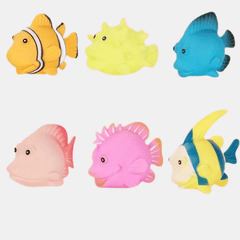 Soft Rubber Hand Grasping Ball Vinyl Fish Baby Touch Ball