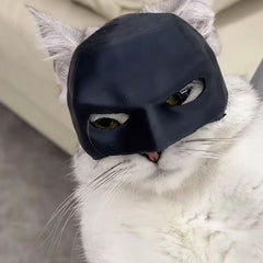 3D Printed Cat Mask Superhero Costume Fun Pet Prop for Cosplay Photoshoots