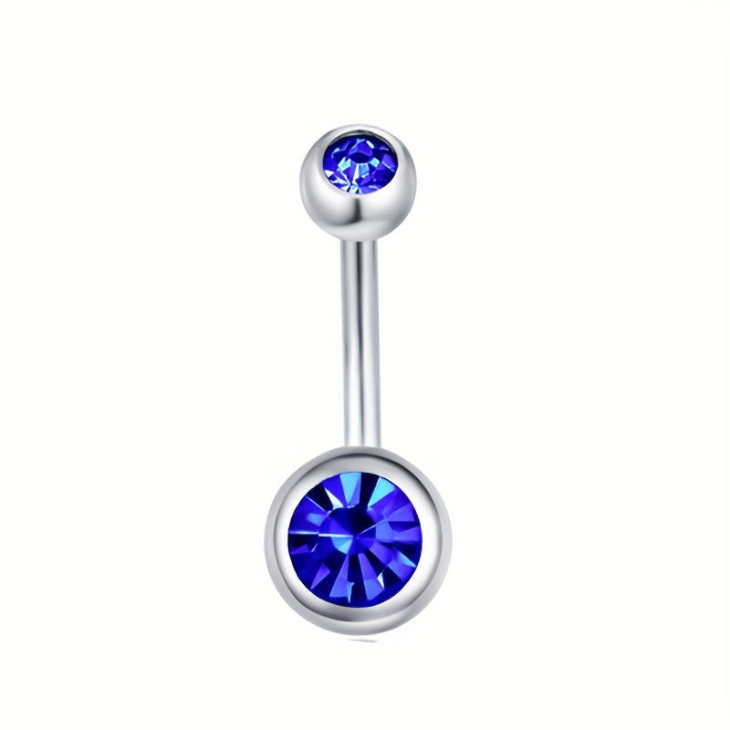 6pcs Surgical Steel 14G Navel Piercing Body Jewelry Men Women