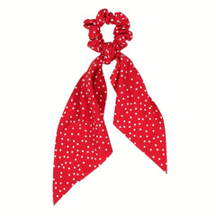 Boho Polka Dot Pattern Scarf Scrunchies Hair Tie Hair Rope Hair Scarves