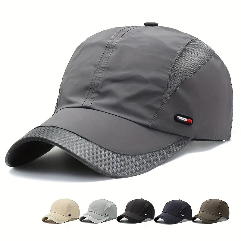 Quick Drying Baseball Cap Unisex Lightweight Waterproof Breathable Sports Cap