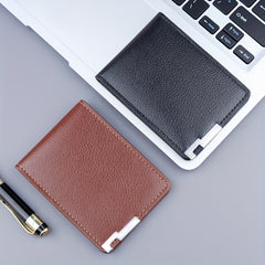 Men's Ultra thin Driver's Card Bag, Leather Credit Card Holder