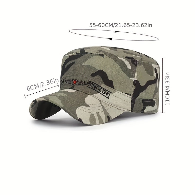 Unisex Camo Outdoor Hat Sunshade Cap