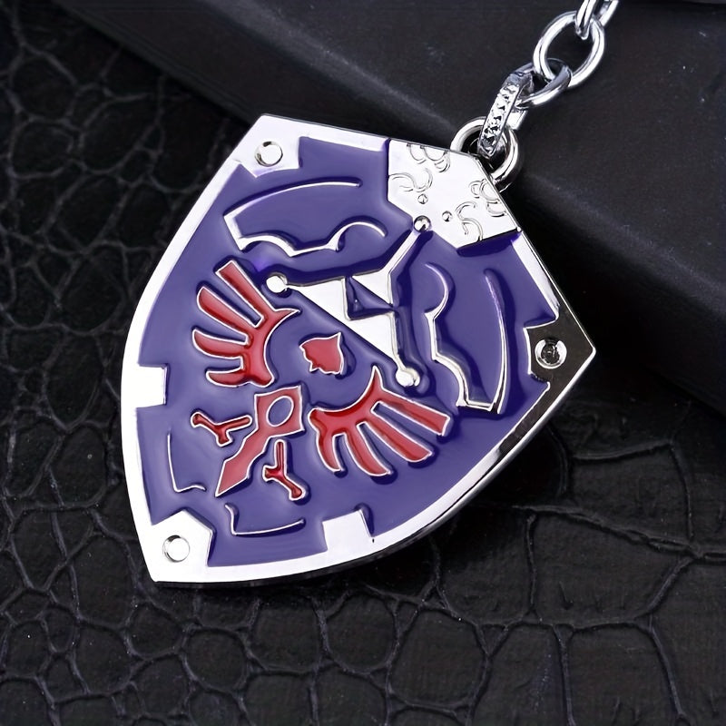Shield Pendant Keychain Car Bag Pendant