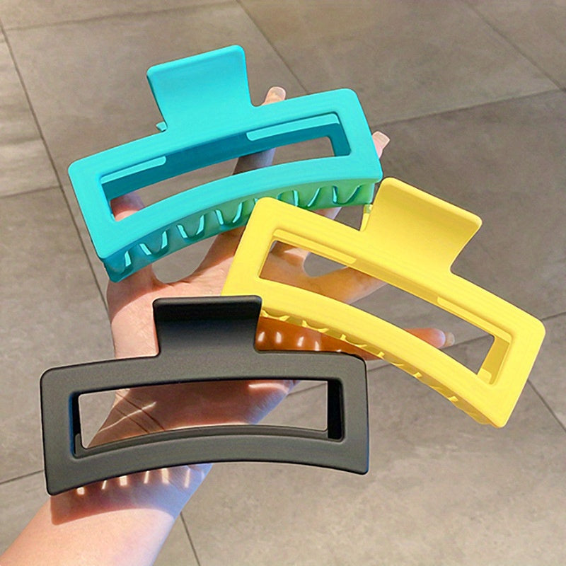 3PCS Oversize Hair Claw Clip Strong Hold Thick Hair Accessories