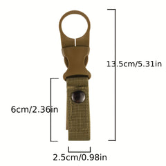 Tactical Nylon Bottle Hanging Clip for Outdoor Camping