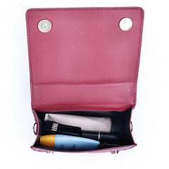 Embossed Flip Shoulder Bag All Match Handbag Faux Leather Bag
