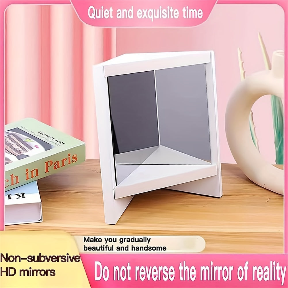 True Mirror Non Reversing Stand Mirror True Reflection Vanity Makeup Mirror