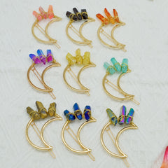 Viking Celtic Crystal Hair Pin Vintage Hair Clip Sticks For Long Hair Accessorie