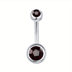 6pcs Surgical Steel 14G Navel Piercing Body Jewelry Men Women
