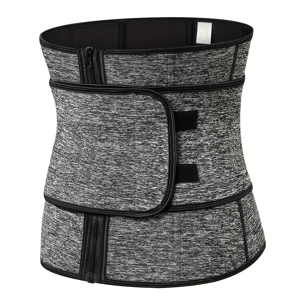 Waist Trainer Tummy Wrap Tummy Control Workout Zipper Slimmer Belly Belt