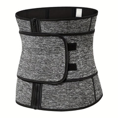 Waist Trainer Tummy Wrap Tummy Control Workout Zipper Slimmer Belly Belt
