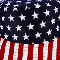 American Flag Print Bucket Hat Reversible Sunshade Fisherman Cap