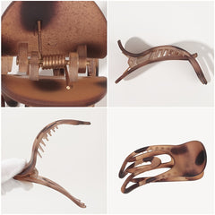 Vintage Solid Hair Claw Clip Non Slip Strong Hold Grip Hair Jaw Clip