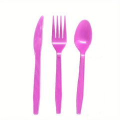 Mermaid Party Supplies Pink & Purple Tableware Set for Kids' Birthdays