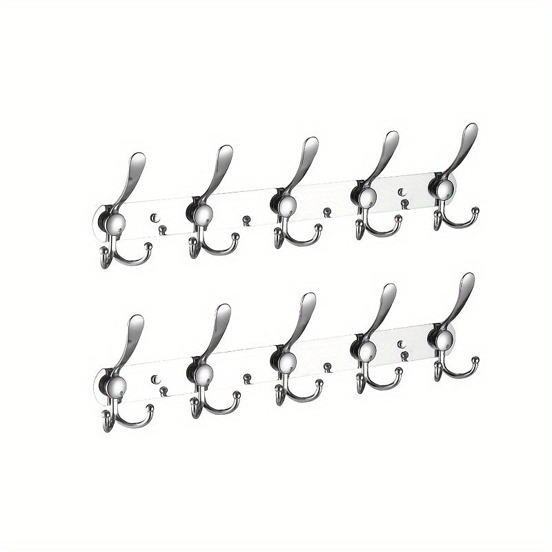 10pcs Wall Hanging Coat Hook Towel Hat Storage Hook