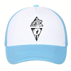 Unisex Adjustable Baseball Cap with Embroidery for Outdoor Sport