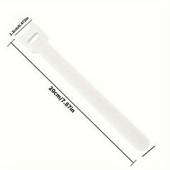 10pcs Removable Hook and Loop Zip Ties Tightening Straps