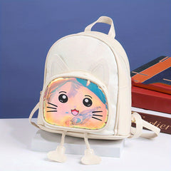 Kids Glitter Kindergarten Backpack Cat Schoolbag