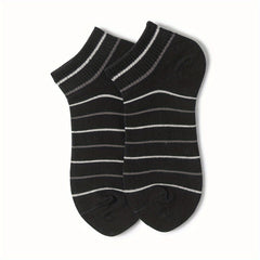 10 Pairs Striped Short Socks Comfy Sports Stockings Women's Hosiery