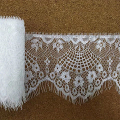 3M French Retro Eyelash Lace Fabric Floral Pattern Skirt Sleeves Underwear DIY