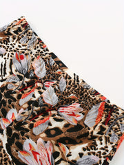 3 pack Toddler Leopard Print Slim Fit Shorts for Summer