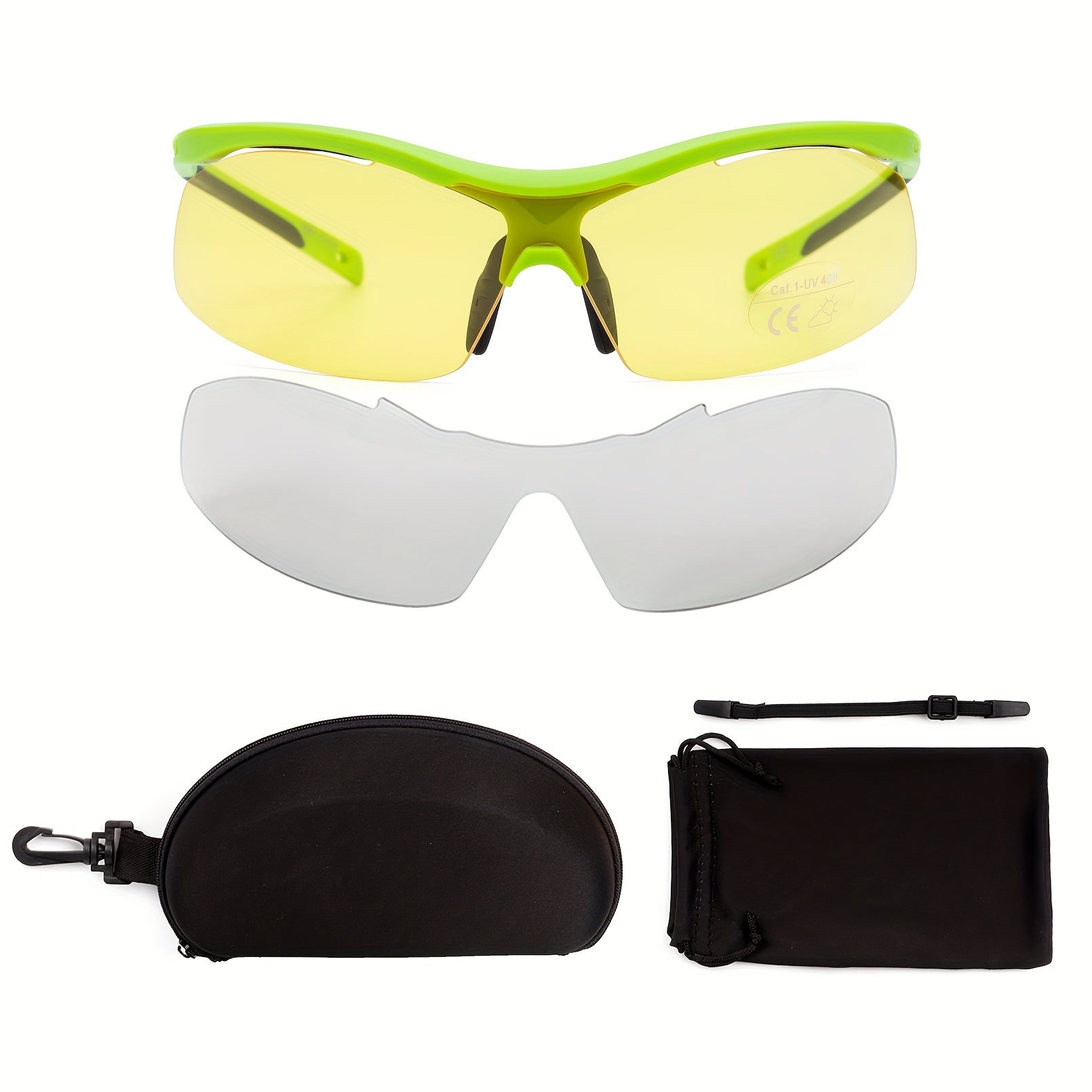 Sports Sunglasses TR90 Frame Photochromic Lens Anti Fog Coated Lens