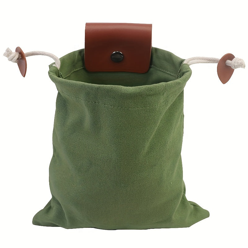 Canvas Foraging Bag for Outdoor Adventures - Ideal for Collecting