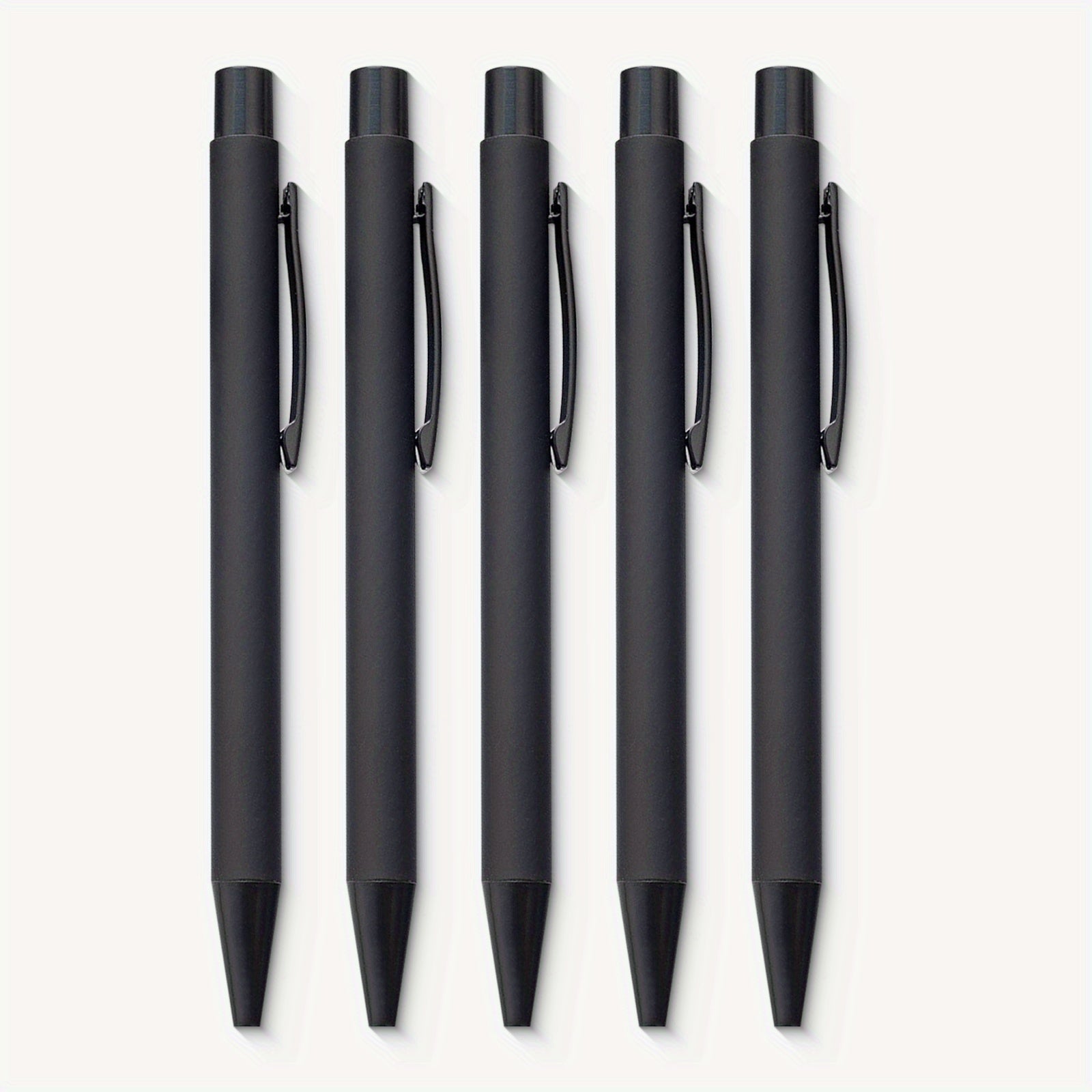 5 Pack Pretty Retractable Ballpoint Pens for Smooth Writing