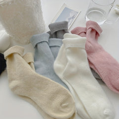 6 Pairs Fuzzy Socks Cozy & Warm Women's Mid Tube Stockings