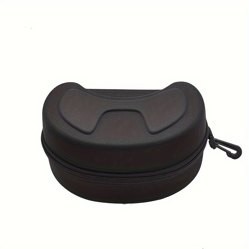 Skiing Snowboard Glasses Storage Box Hard Case Ski Goggle Portable Zipper