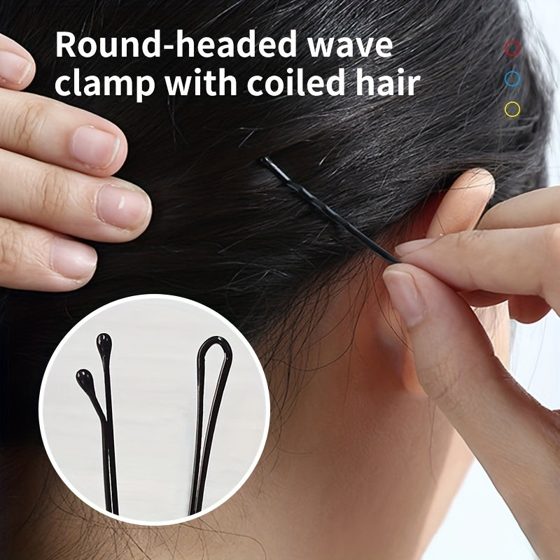 100 Pcs Invisible Metal Hairpin Hair Clip for Side Hair Bang Girls Styling