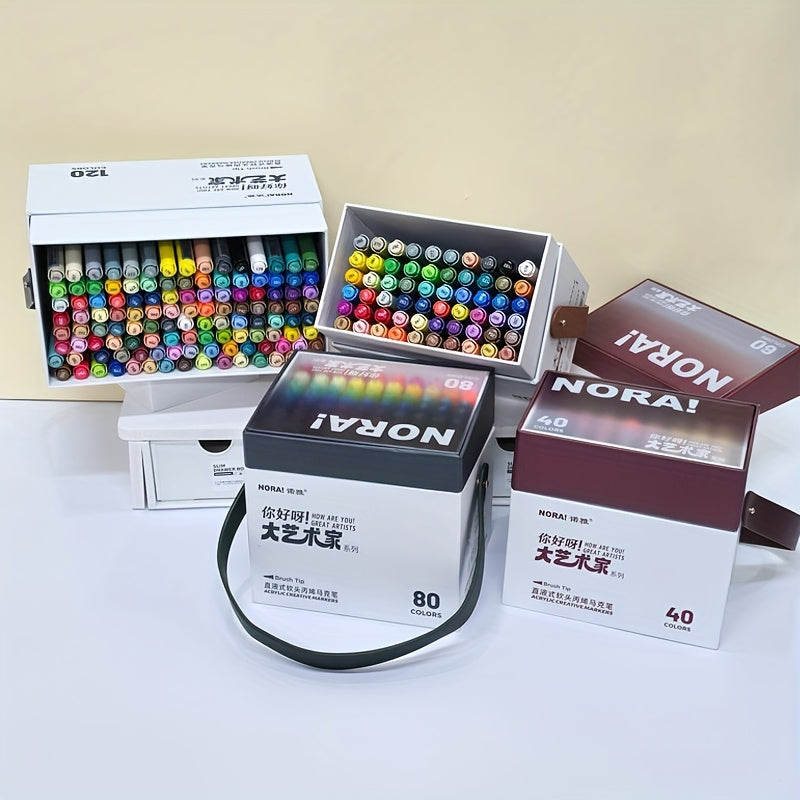 Single Head Marker Watercolor Brushes Set for Art Painting