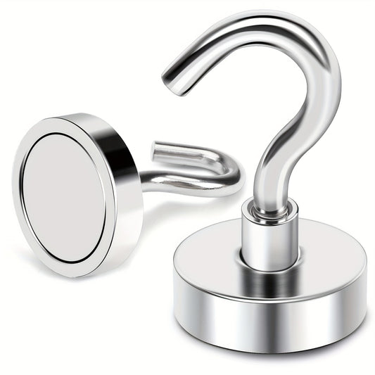 2pcs Neodymium Magnetic Hooks Heavy Duty 22 68 KG D20